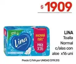 Nini Mayorista Lina toalla normal c/alas con aloe oferta