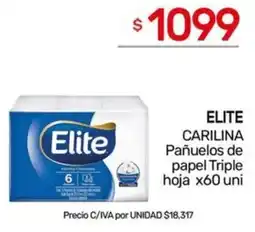 Nini Mayorista Elite carilina pañuelos de papel triple hoja oferta