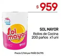 Nini Mayorista Sol mayor rollos de cocina oferta
