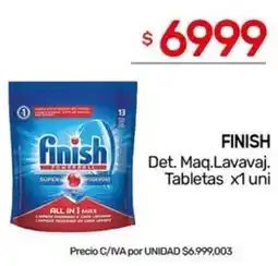 Nini Mayorista Finish det. maq.lavavaj. tabletas oferta