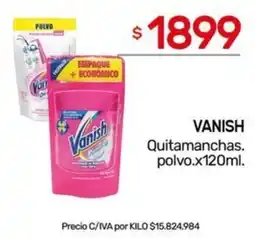 Nini Mayorista Vanish quitamanchas. polvo. oferta