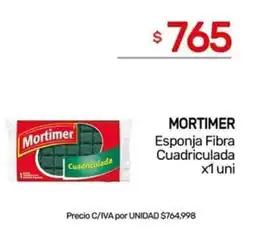 Nini Mayorista Mortimer esponja fibra cuadriculada oferta