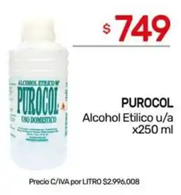 Nini Mayorista Purocol alcohol etilico u/a oferta