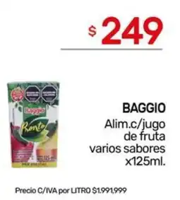 Nini Mayorista Baggio alim.c/jugo de fruta varios sabores oferta