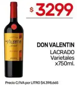 Nini Mayorista Don valentin lacrado varietales oferta