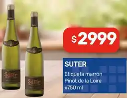 Nini Mayorista Suter etiqueta marrón pinot de la loire oferta
