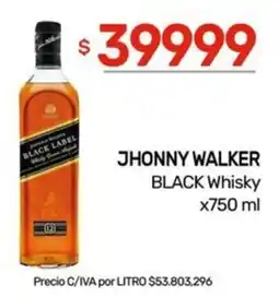 Nini Mayorista Jhonny walker black whisky oferta