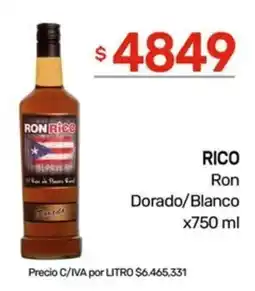 Nini Mayorista Rico ron dorado/blanco oferta