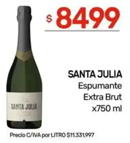 Nini Mayorista Santa julia espumante extra brut oferta