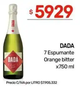 Nini Mayorista Dada 7 espumante orange bitter oferta