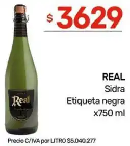 Nini Mayorista Real sidra etiqueta negra oferta