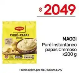 Nini Mayorista Maggi puré instantáneo papas cremoso oferta