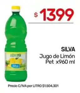 Nini Mayorista Silva jugo de limón pet oferta