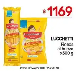 Nini Mayorista Lucchetti fideos al huevo oferta