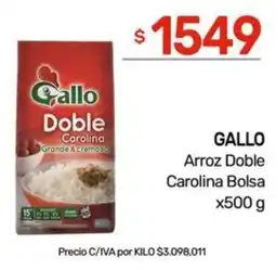 Nini Mayorista Gallo arroz doble carolina bolsa oferta
