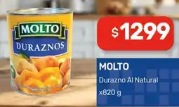 Nini Mayorista Molto durazno al natural oferta