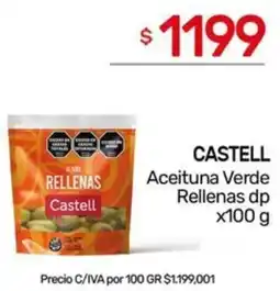 Nini Mayorista Castell aceituna verde rellenas dp oferta