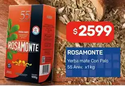 Nini Mayorista Rosamonte yerba mate con palo oferta