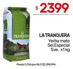 Nini Mayorista La tranquera yerba mate sel.especial sve. oferta