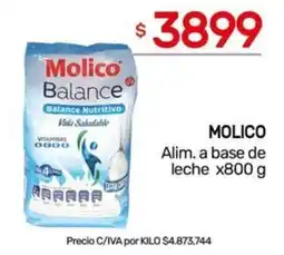 Nini Mayorista Molico alim. a base de leche oferta