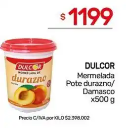 Nini Mayorista Dulcor mermelada pote durazno/ damasco oferta