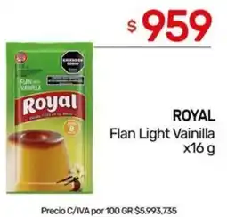 Nini Mayorista Royal flan light vainilla oferta