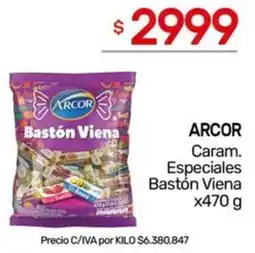 Nini Mayorista Arcor caram. especiales bastón viena oferta