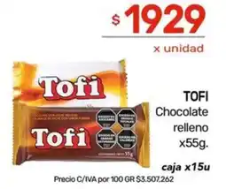 Nini Mayorista Tofi chocolate relleno oferta