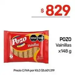 Nini Mayorista Pozo vainillas oferta