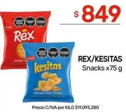 Nini Mayorista Rex/kesitas snacks oferta