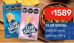 Nini Mayorista Club social galletita varios sabores oferta