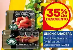 Nini Mayorista Union ganadera salchichas alemana oferta