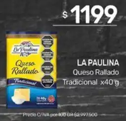 Nini Mayorista La paulina queso rallado tradicional oferta