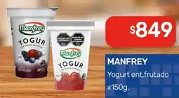 Nini Mayorista Manfrey yogurt ent.frutado oferta