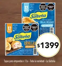 Nini Mayorista La salteña tapas para empandas oferta