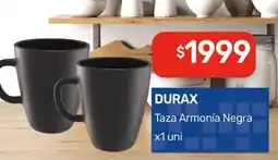 Nini Mayorista Durax taza armonía negra oferta