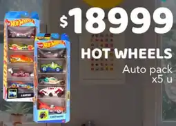 Nini Mayorista Hot wheels auto pack oferta