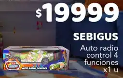 Nini Mayorista Sebigus auto radio control 4 funciones oferta