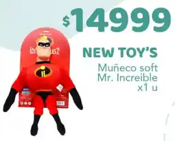 Nini Mayorista New toy's muñeco soft mr. increible oferta