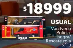 Nini Mayorista Usual van iveco policia negra/ rescate roja oferta