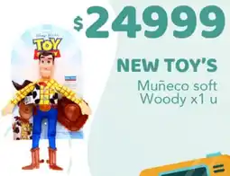 Nini Mayorista New toy's muñeco soft woody oferta