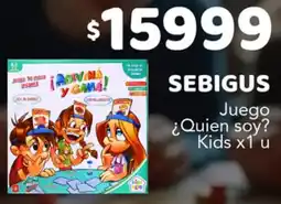 Nini Mayorista Sebigus ¿quien soy? kids oferta