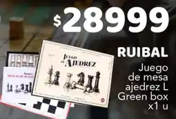 Nini Mayorista Ruibal juego de mesa ajedrez L green box oferta