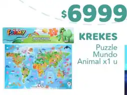 Nini Mayorista Krekes puzzle mundo animal oferta