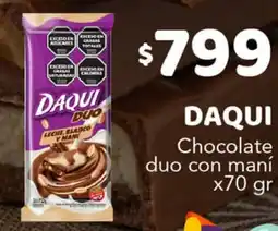 Nini Mayorista Daqui chocolate duo con maní oferta
