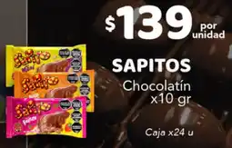 Nini Mayorista Sapitos chocolatín oferta