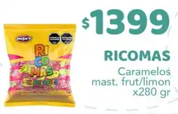 Nini Mayorista Ricomas caramelos mast. frut/limon oferta