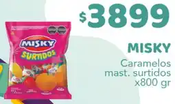 Nini Mayorista Misky caramelos mast. surtidos oferta