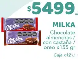 Nini Mayorista Milka chocolate almendras / con castaña / oreo oferta