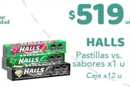 Nini Mayorista Halls pastillas vs. sabores oferta
